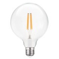 VK/05108/E/CL/W - Λάμπα Led, E27, 6.5W, 2700Κ, 806lm, σφαίρα, Filament, διάφανη