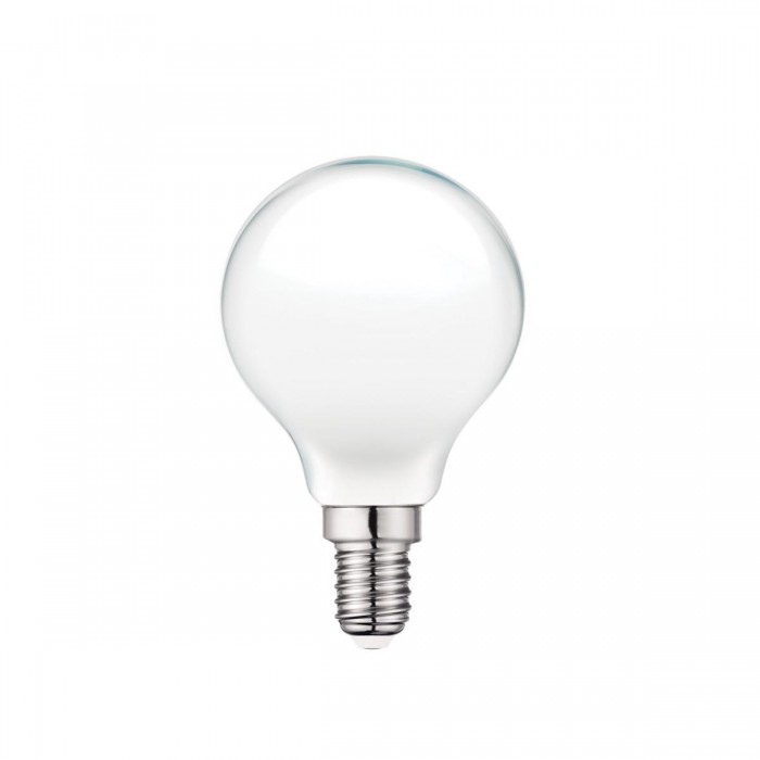 VK/05121/EI/MK/W - Λάμπα Led, E14, 4W, 2700Κ, 400lm, μίνι σφαίρα, Filament, γαλακτερή