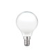 VK/05121/EI/MK/W - Λάμπα Led, E14, 4W, 2700Κ, 400lm, μίνι σφαίρα, Filament, γαλακτερή