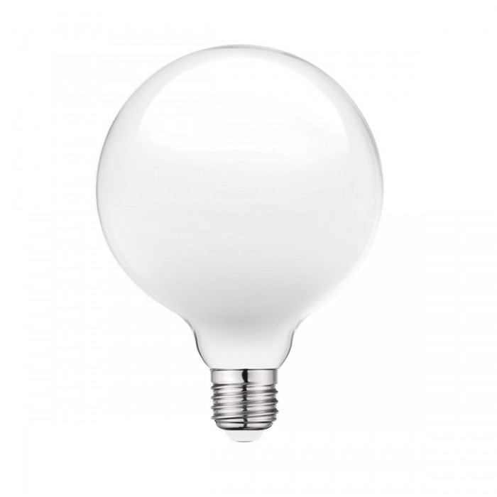 VK/05123/E/MK/W - Λάμπα Led, E27, 6.5W, 2700Κ, 806lm, σφαίρα, Filament, γαλακτερή