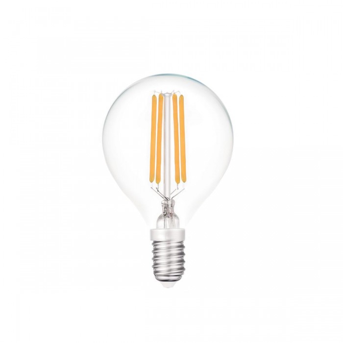 VK/05121/D/EI/CL/W - Λάμπα Led, E14, 5W, 2700Κ, 470lm, Dimmable, μίνι σφαίρα, Filament, διάφανη VK/05121/D/EI/CL/W - Λάμπα Led, E14, 5W, 2700Κ, 470lm, Dimmable, μίνι σφαίρα, Filament, διάφανη