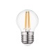 VK/05121/D/E/CL/W - Λάμπα Led, E27, 4.5W, 2700Κ, 450lm, Dimmable, μίνι σφαίρα, Filament, διάφανη VK/05121/D/E/CL/W - Λάμπα Led, E27, 4.5W, 2700Κ, 450lm, Dimmable, μίνι σφαίρα, Filament, διάφανη