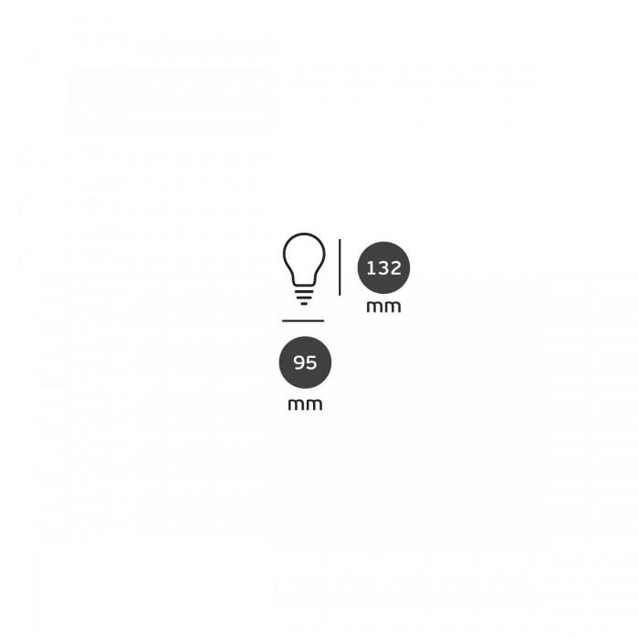 VK/05123/D/E/ST/W - Λάμπα Led, E27, 7W, 2700Κ, 650lm, σφαίρα, Filament, dimmable, ασημί