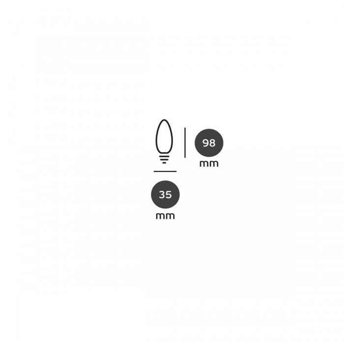 VK/05187/EI/CL/W - Λάμπα Led, E14, 6W, 2700Κ, 720lm, κερί, Filament, διάφανη VK/05187/EI/CL/W - Λάμπα Led, E14, 6W, 2700Κ, 720lm, κερί, Filament, διάφανη