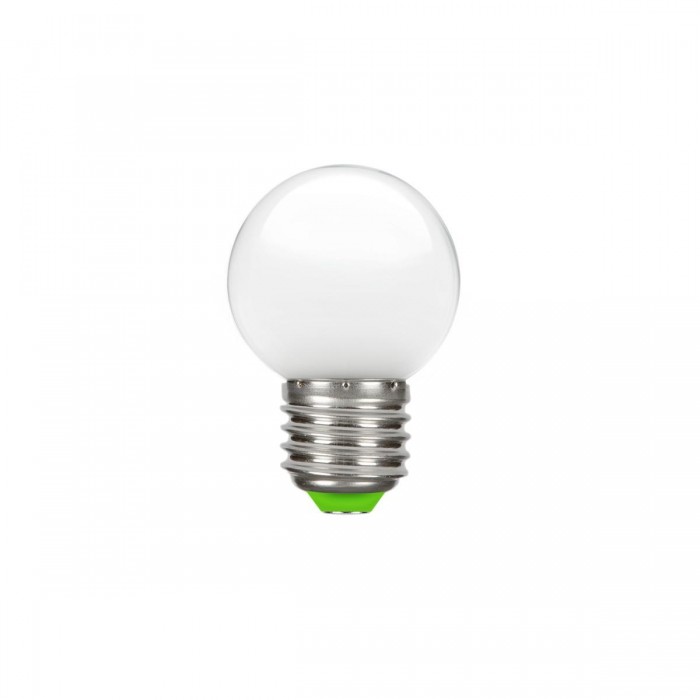 VK/05064/D - Λάμπα Led, E27, 1.3W, 6500K, N/Alm, μίνι σφαίρα, πλαστική