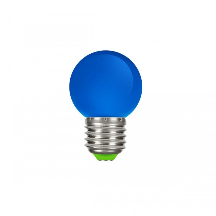 VK/05064/BL - Λάμπα Led, E27, 1.3W, ΜΠΛΕ, N/Alm, μίνι σφαίρα, πλαστική