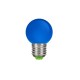 VK/05064/BL - Λάμπα Led, E27, 1.3W, ΜΠΛΕ, N/Alm, μίνι σφαίρα, πλαστική