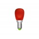 VK/05077/ΕΙ/R - Λάμπα Led, E14, 0.5W, ΚΟΚΚΙΝΗ, N/Alm, μίνι σφαίρα, πλαστική