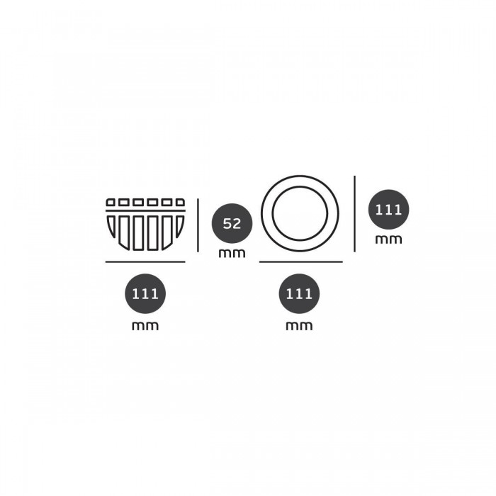 VK/PL-CN111-COB-2800-830-15D-G1 - Module Led 111 OSRAM, 25.9W, 3000K, 2.700lm, 15°, CRI>80, ντιμαριζόμενο