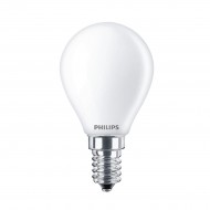 CorePro luster ND FRG, 4.3-40W. P45. E14. 827 - Λάμπα led μίνι σφαίρα P45, E14, 4.3W, 2700K, 470lm, 200°, CRI>80, ματ CorePro luster ND FRG, 4.3-40W. P45. E14. 827 - Λάμπα led μίνι σφαίρα P45, E14, 4.3W, 2700K, 470lm, 200°, CRI>80, ματ