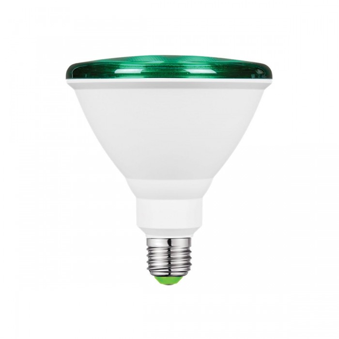 VK/05140/E/GR - Λάμπα Led, E27/Par38, 10W, GREEN, N/Alm, 30°, CRI>80, IP65 