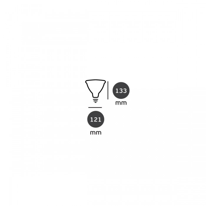 VK/05140/E/GR - Λάμπα Led, E27/Par38, 10W, GREEN, N/Alm, 30°, CRI>80, IP65 