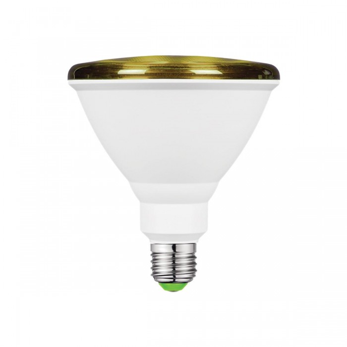 VK/05141/E/Y - Λάμπα Led, E27/Par38, 15W, YELLOW, N/Alm, 30°, CRI>80, IP65