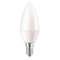 CorePro candle ND FR, 7-60W. B38. E14. 865 - Λάμπα led κερί Β38, E14, 7W, 6500K, 806lm, 200°, CRI>80, πλαστική