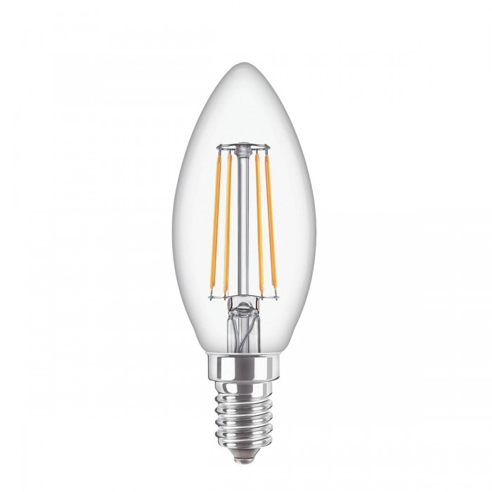 CorePro candle ND CLG, 4.3-40W. B35. E14. 827 - Λάμπα led κερί Β35, E14, 4.3W, 2700K, 470lm, 200°, CRI>80, διάφανη CorePro candle ND CLG, 4.3-40W. B35. E14. 827 - Λάμπα led κερί Β35, E14, 4.3W, 2700K, 470lm, 200°, CRI>80, διάφανη
