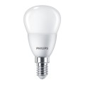 CorePro lustre ND FR, 5-40W. P45. E14. 865 - Λάμπα led μίνι σφαίρα P45, E14, 5W, 6500K, 470lm, 200°, CRI>80, πλαστική