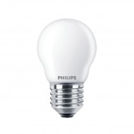 CorePro luster ND FRG, 4.3-40W. P45. E27. 827 - Λάμπα led μίνι σφαίρα P45, E27, 4.3W, 2700K, 470lm, 200°, CRI>80, ματ CorePro luster ND FRG, 4.3-40W. P45. E27. 827 - Λάμπα led μίνι σφαίρα P45, E27, 4.3W, 2700K, 470lm, 200°, CRI>80, ματ