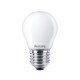 CorePro luster ND FRG, 4.3-40W. P45. E27. 827 - Λάμπα led μίνι σφαίρα P45, E27, 4.3W, 2700K, 470lm, 200°, CRI>80, ματ CorePro luster ND FRG, 4.3-40W. P45. E27. 827 - Λάμπα led μίνι σφαίρα P45, E27, 4.3W, 2700K, 470lm, 200°, CRI>80, ματ