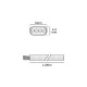 VK/FLAT/4C/W - Καλώδιο τηλεφώνου πλακέ, 4x7x0.12mm², λευκό 