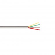 VK/ROUND/4C/G - Καλώδιο τηλεφώνου στρογγυλό, 4x7x0.12mm², γκρι - 100m VK/ROUND/4C/G - Καλώδιο τηλεφώνου στρογγυλό, 4x7x0.12mm², γκρι - 100m