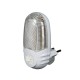 VK/XYD-579B - Φωτάκι νυχτός Led, 1W, διάφανο με φωτοκύτταρο + διακοπτάκι