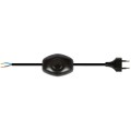 VK/R4/1525/B - Καλώδιο 250cm+150cm με διακόπτη και φις διπολικό, μαύρο VK/R4/1525/B - Καλώδιο 250cm+150cm με διακόπτη και φις διπολικό, μαύρο