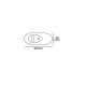 VK/RL/7226/LED/GD  - Dimmer χειρός, Max Led 4-100W - Max Halogen 25-160W, χρυσό