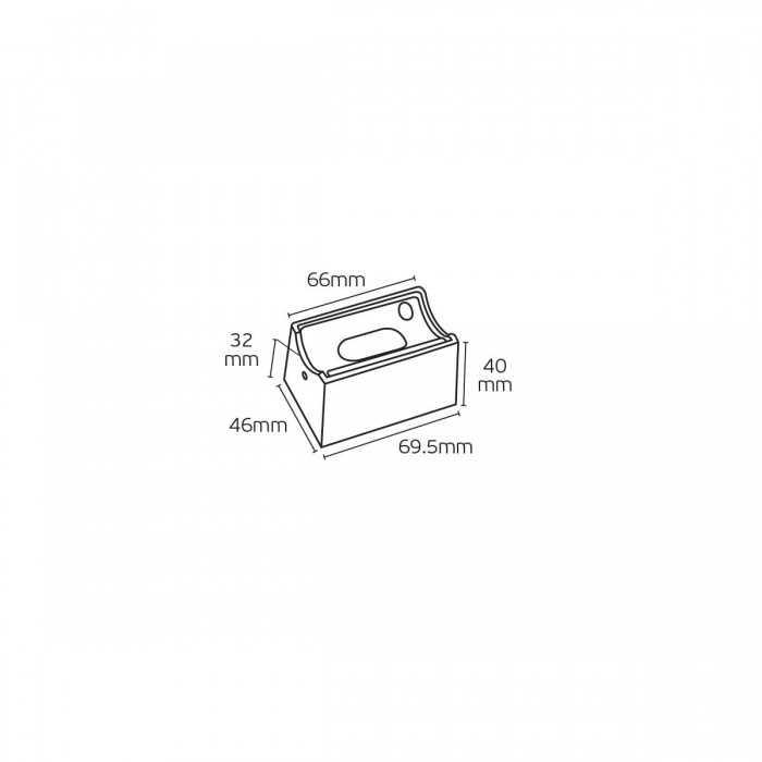 VK/S14S/2/B - Ντουί, S14s σετ 2τμχ. N°6, μαύρο, 6.6x4x3.2cm VK/S14S/2/B - Ντουί, S14s σετ 2τμχ. N°6, μαύρο, 6.6x4x3.2cm