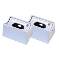 VK/S14S/2/W - Ντουί, S14s σετ 2τμχ. N°6, λευκό, 6.6x4x3.2cm VK/S14S/2/W - Ντουί, S14s σετ 2τμχ. N°6, λευκό, 6.6x4x3.2cm
