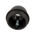 VK/109054  - Καπάκι, Ε14, με βίδα ασφάλισης, μαύρο