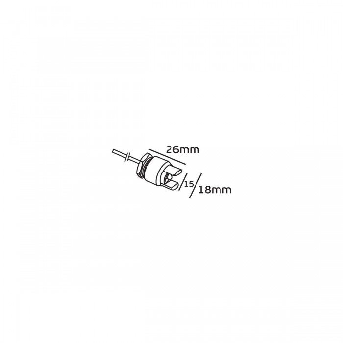 VK/H25/120 - Ντουί, R7s ζεύγος με καλώδιο 120cm VK/H25/120 - Ντουί, R7s ζεύγος με καλώδιο 120cm