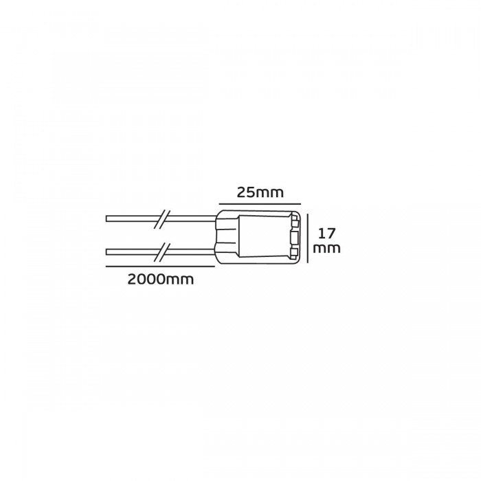VK/K540F/200/TR - Ντουί, G9, με καλώδιο 200cm