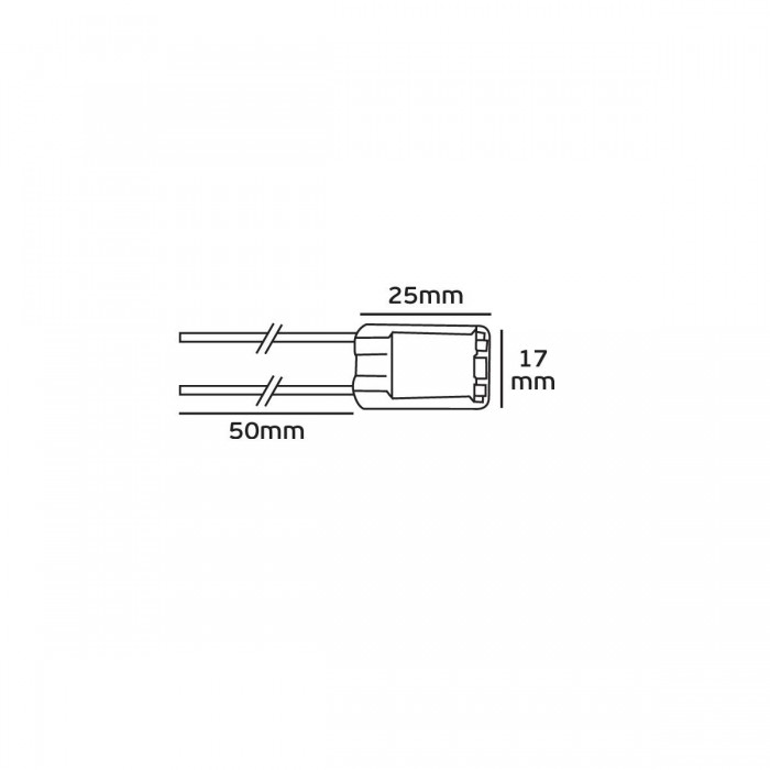 VK/K540F/5  - Ντουί, G9, με καλώδιο 5cm