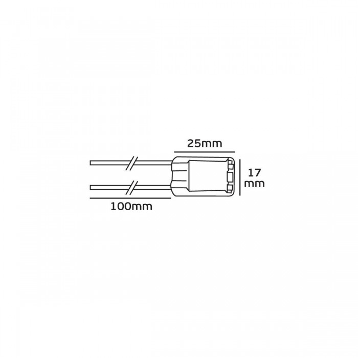 VK/A60A10/T7a/C  - Ντουί, G9, με καλώδιο 10cm