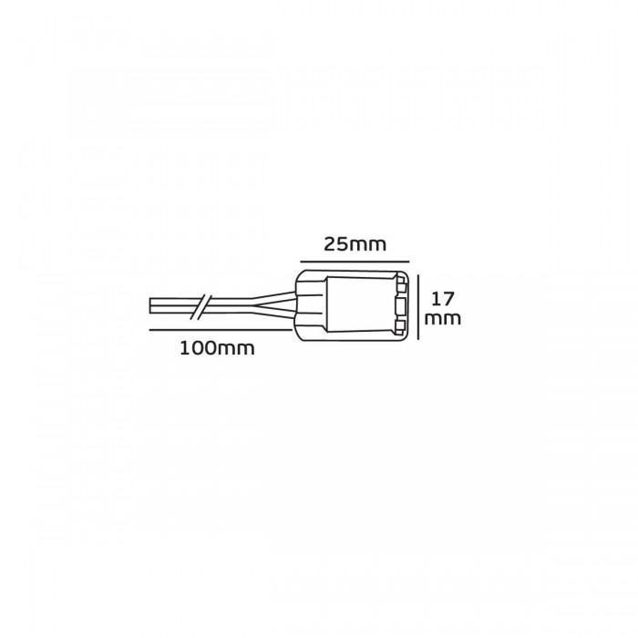 VK/A60A10/T7T/C  - Ντουί, G9, με καλώδιο 10cm