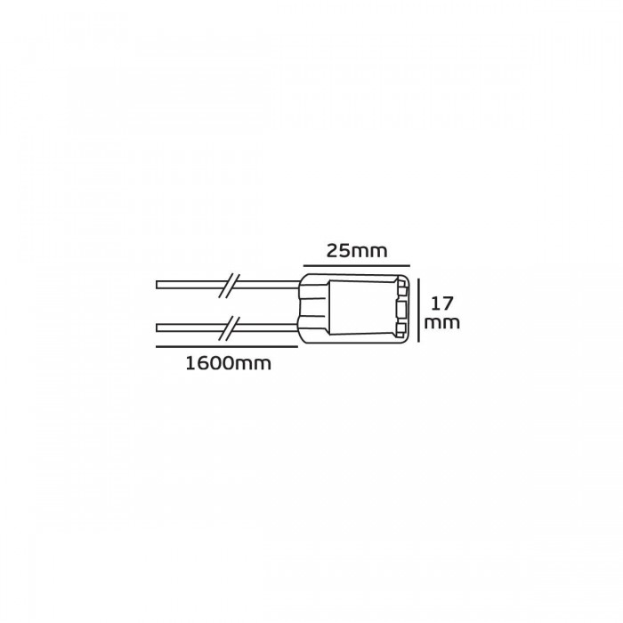 VK/LISCIO/160/TR - Ντουί, G9, με καλώδιο 160cm