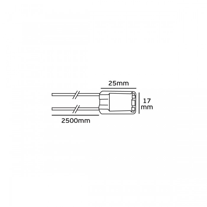 VK/LISCIO/250 - Ντουί, G9, με καλώδιο 250cm