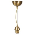 VK/V75/MG - Κρεμαστό φωτιστικό, E27, μεταλλικό χρυσό, max 60W 