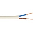 VK/H03VV-F/2X50/W  - Καλώδιο στρογγυλό, 2X0.50, λευκό