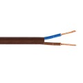 VK/H03VV-F/2X50/BR  - Καλώδιο στρογγυλό, 2X0.50, καφέ