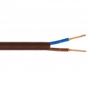 VK/H03VV-F/2X50/BR  - Καλώδιο στρογγυλό, 2X0.50, καφέ