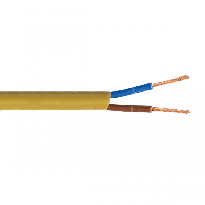 VK/H03VV-F/2X75/GD - Καλώδιο στρογγυλό, 2X0.75, χρυσό