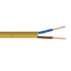 VK/H03VV-F/2X75/GD - Καλώδιο στρογγυλό, 2X0.75, χρυσό