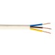 VK/H03VV-F/3X50/W  - Καλώδιο στρογγυλό, 3X0.50, λευκό