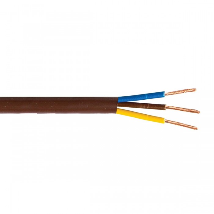 VK/H03VV-F/3X50/BR  - Καλώδιο στρογγυλό, 3X0.50, καφέ