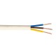 VK/H03VV-F/3X75/W - Καλώδιο στρογγυλό, 3X0.75, λευκό