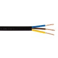 VK/H03VV-F/3X75/B - Καλώδιο στρογγυλό, 3X0.75, μαύρο