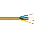 VK/H03VV-F/4X75/GD - Καλώδιο στρογγυλό, 4X0.75, χρυσό