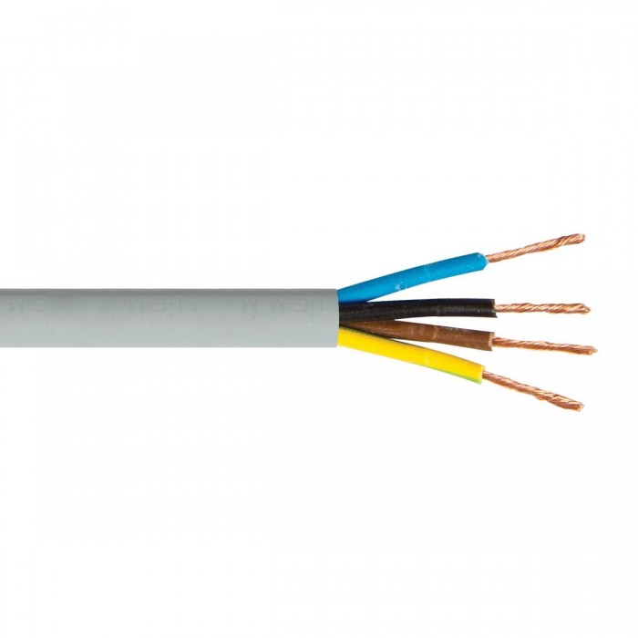 VK/H03VV-F/4X75/G  - Καλώδιο στρογγυλό, 4X0.75, γκρι