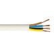 VK/H03VV-F/105/4X75/W  - Καλώδιο στρογγυλό, 4Χ0.75, λευκό